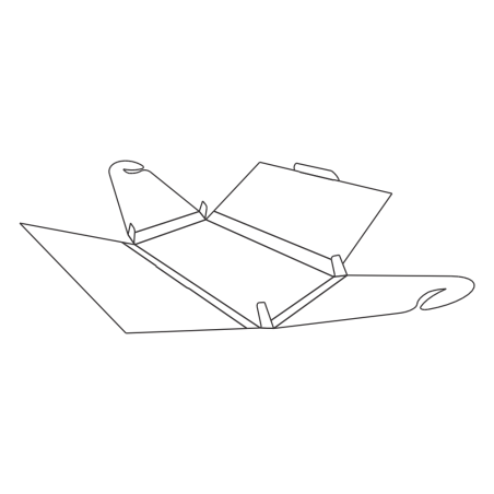 Verpackung der Schokoladentafel mit Original-Verschluss