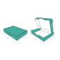 Corrugated Cardboard Suitcase with Handle
