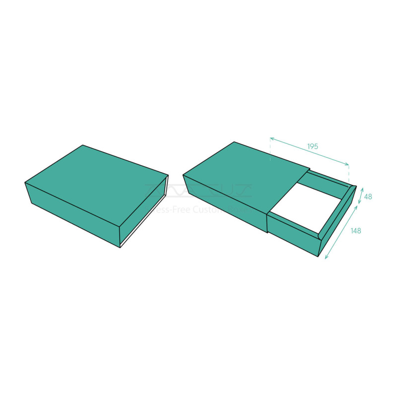 Box with Double Walls and Sleeve