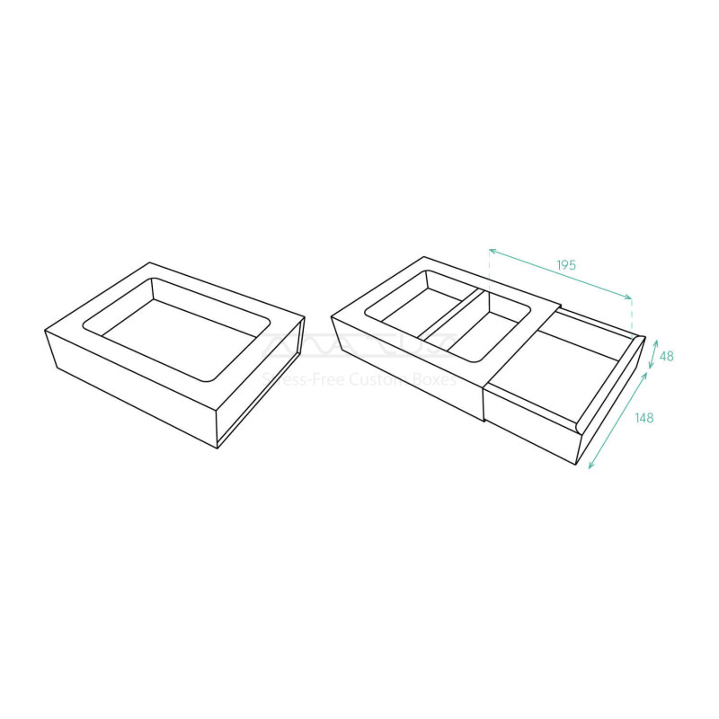 Box with Double Walls and Sleeve