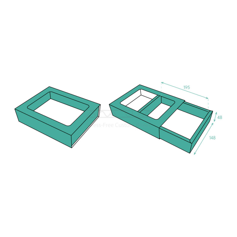 Box with Double Walls and Sleeve