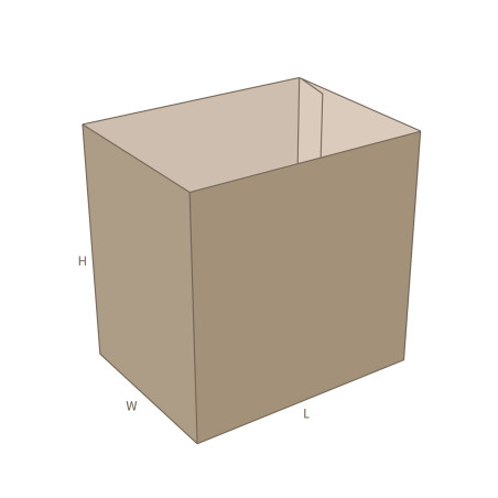 FEFCO 0200 - Transportbox Design ohne Deckel