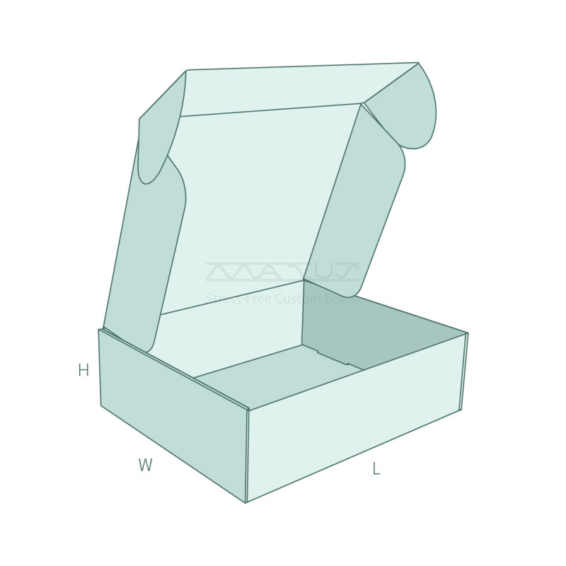 FEFCO 0427 - Standard-Schnellverschluss-Box FEFCO 0427 - Standard-Schnellverschluss-Box