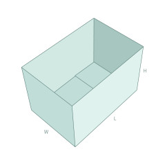 Kundenspezifische FEFCO 0200 Box Tray-Verpackung für einfachen Zugriff