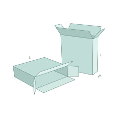 FEFCO 0203 Heavy-Duty Box - Überlappende Klappen für maximale Stabilität