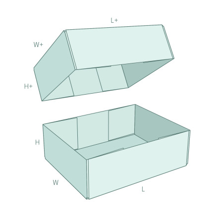 FEFCO 0300 Box - Wellpappverpackung mit 3D-Vorschau | MAZUS