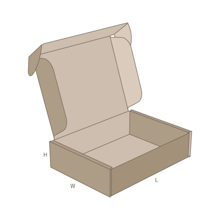 FEFCO 0427 Quick-Lock Cardboard Box for Secure Packaging