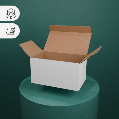 Cardboard box, FEFCO 0215 model type